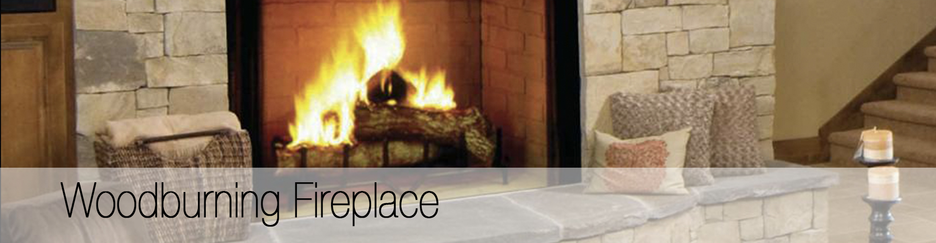 wood burning fireplaces